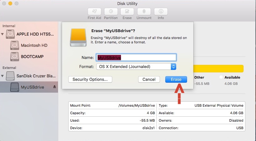 format a external hard drive for mac pro